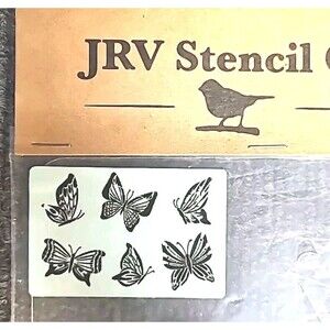 NEW JRV 15mil Reusable "Butterflies" Stencil 17.5x11.5
